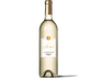 Bottle of As ever Sauvignon Blanc wine with gold foil cap and white label